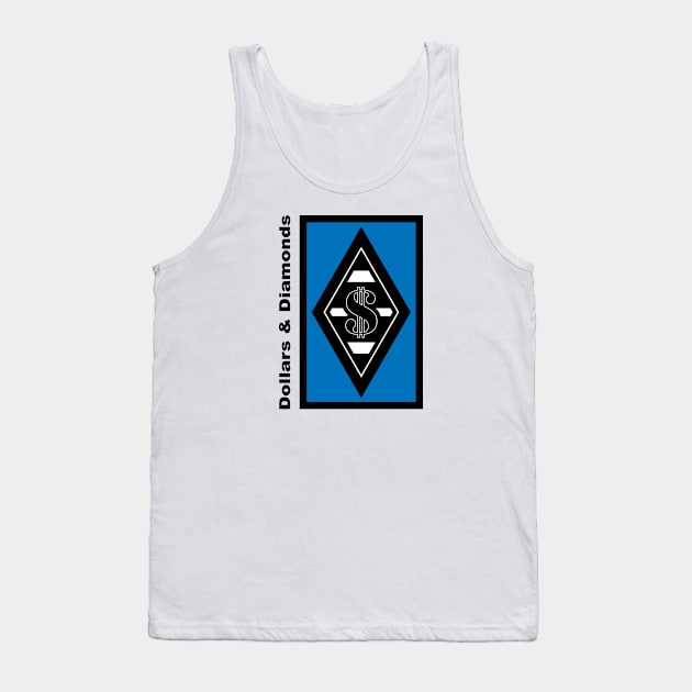 DLLRS&DMNDS blue Tank Top by undergroundART